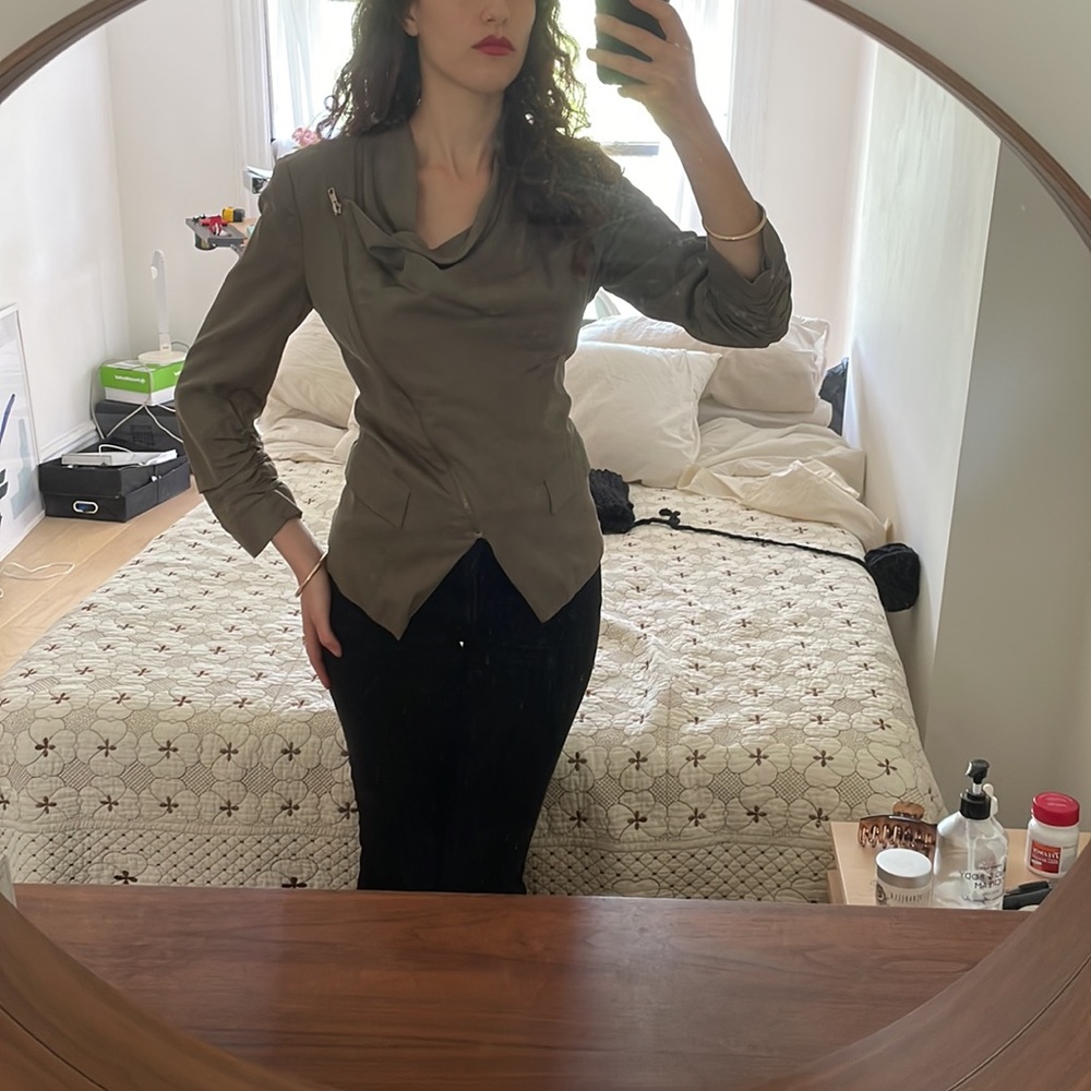 Top shop olive blazer